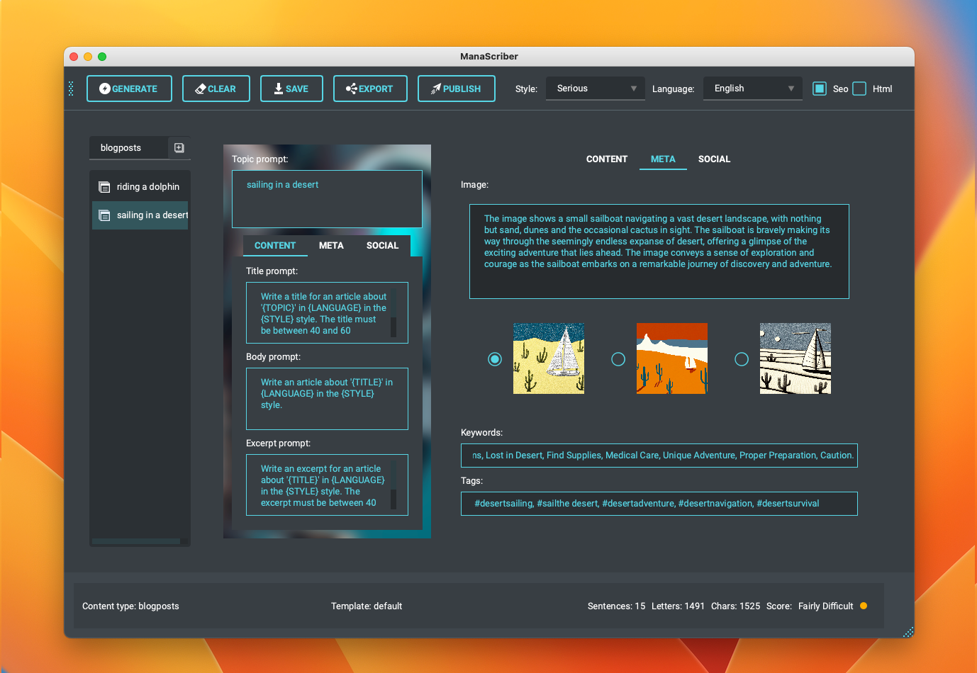 ManaScriber V1 Generate Content Better Faster Smarter With ManaScriber